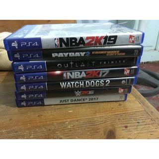 PS4 GAMES !!! READ INFO !!!😁😁