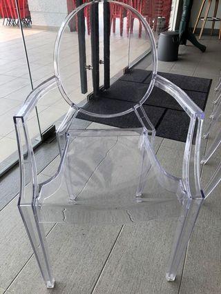 LIKE NEW Ghost Chair