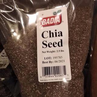 BADIA CHIA SEEDS 2.5lbs. per pack