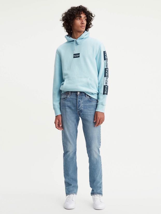 levi's 501 original fit stretch jeans