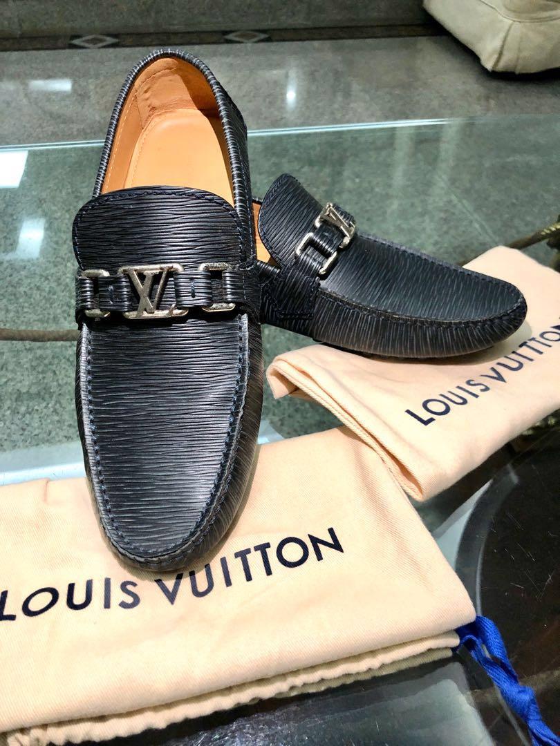 Classic leather Louis Vuitton shoes Men's Loafers sneaker LV shoe