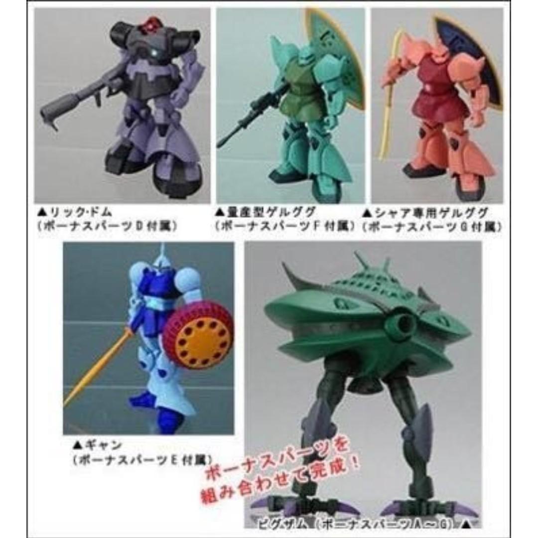 日本PLEX 機動戰士Gundam Magnet Action Vol 6 一套(保證日版)(全8種