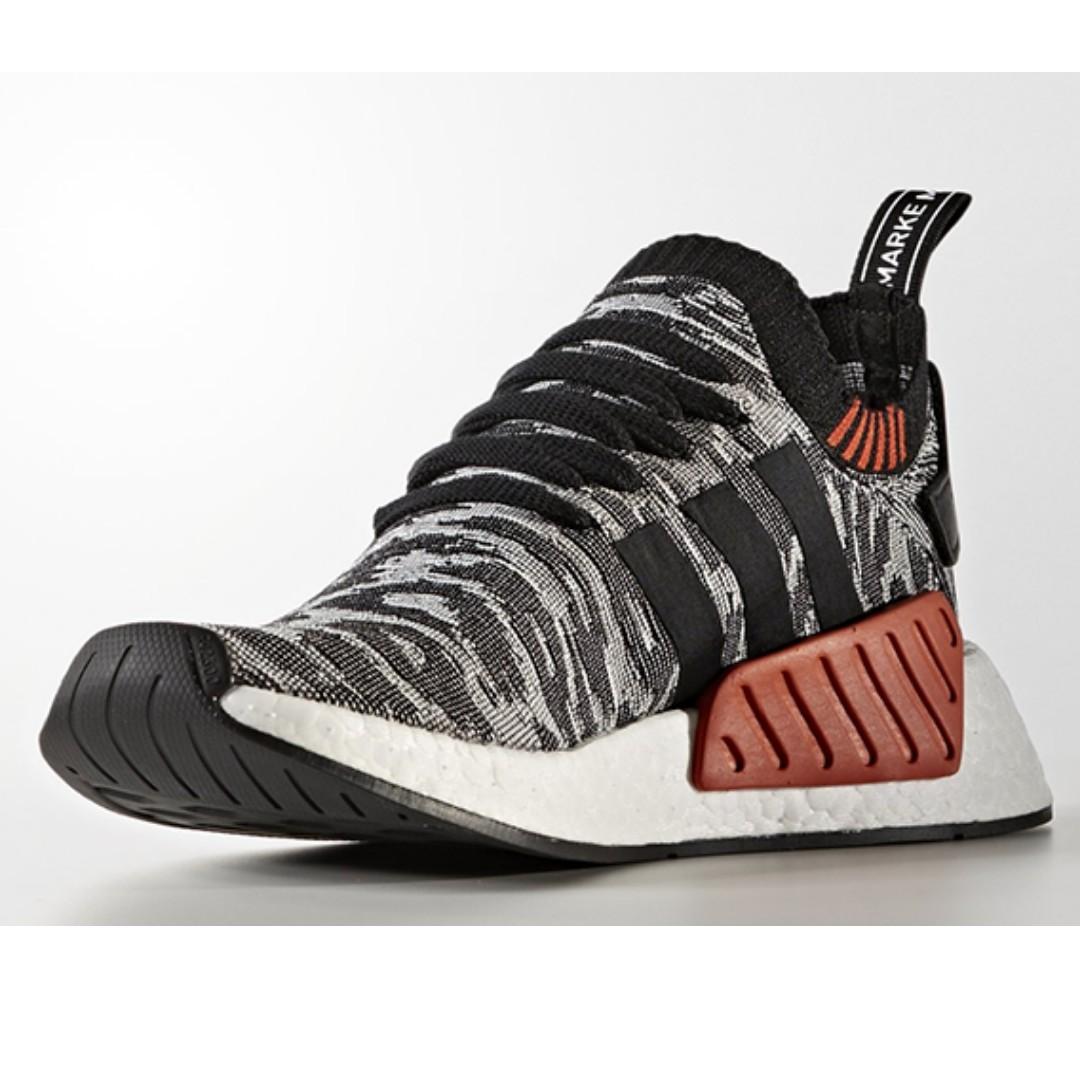 Brand new Adidas NMD R2 Primeknit Black/White Shoes Size Men's Fashion, Footwear, Sneakers on Carousell