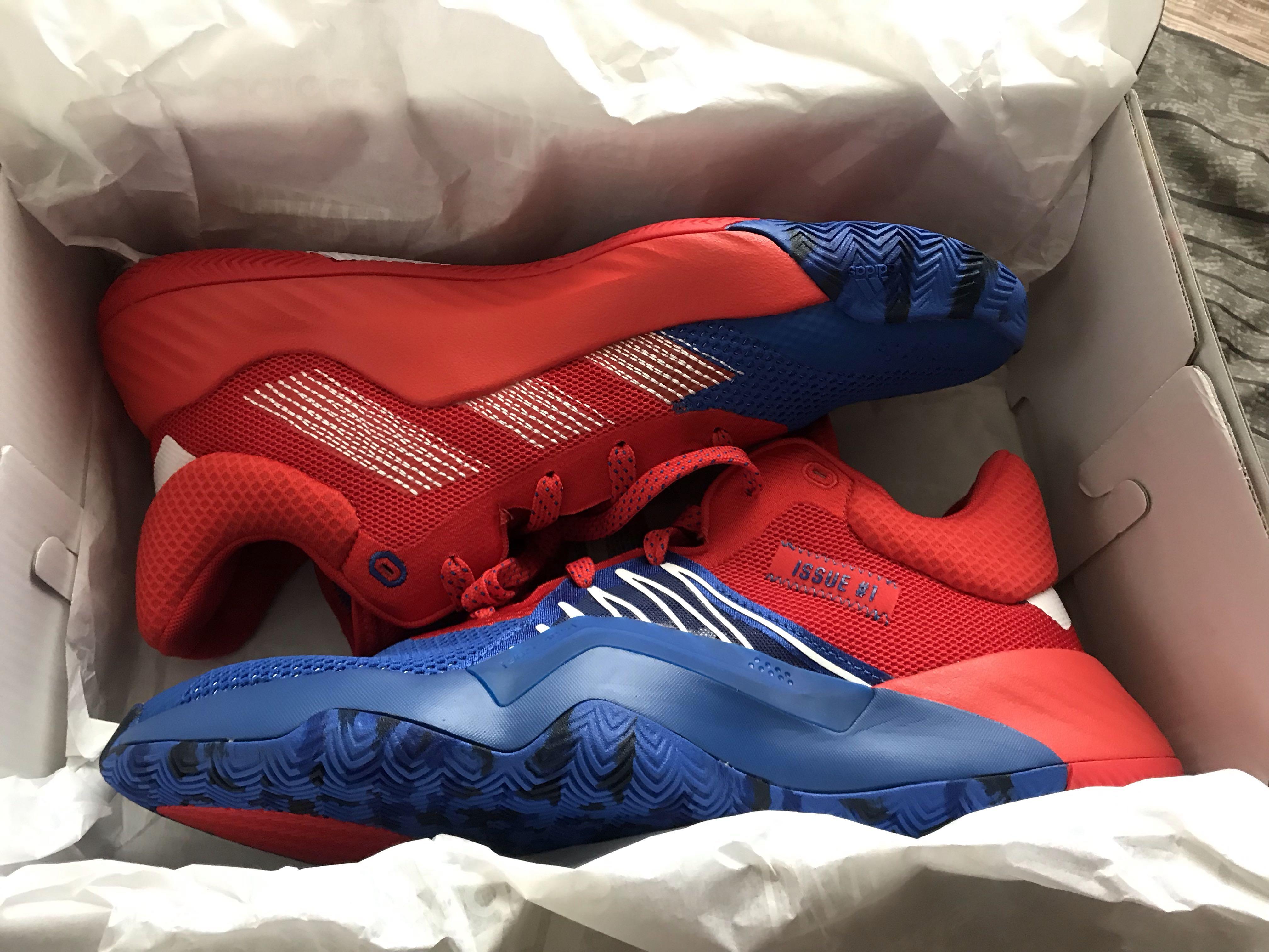 Adidas Spider Man captain marvel edition Men s Fashion Footwear Sneakers on Carousell