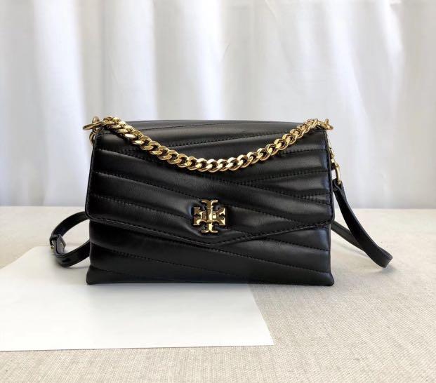 📌 ON HAND: Tory Burch Kira Chevron Small Top Handle Bag in Black, Women's  Fashion, Bags & Wallets, Cross-body Bags on Carousell