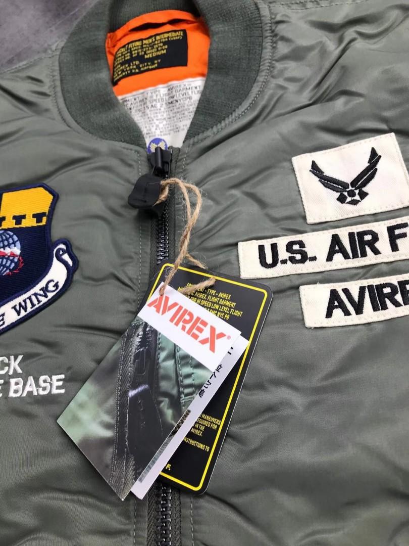 Avirex Ma-1 space command jacket 外套, 男裝, 外套及戶外衣服- Carousell