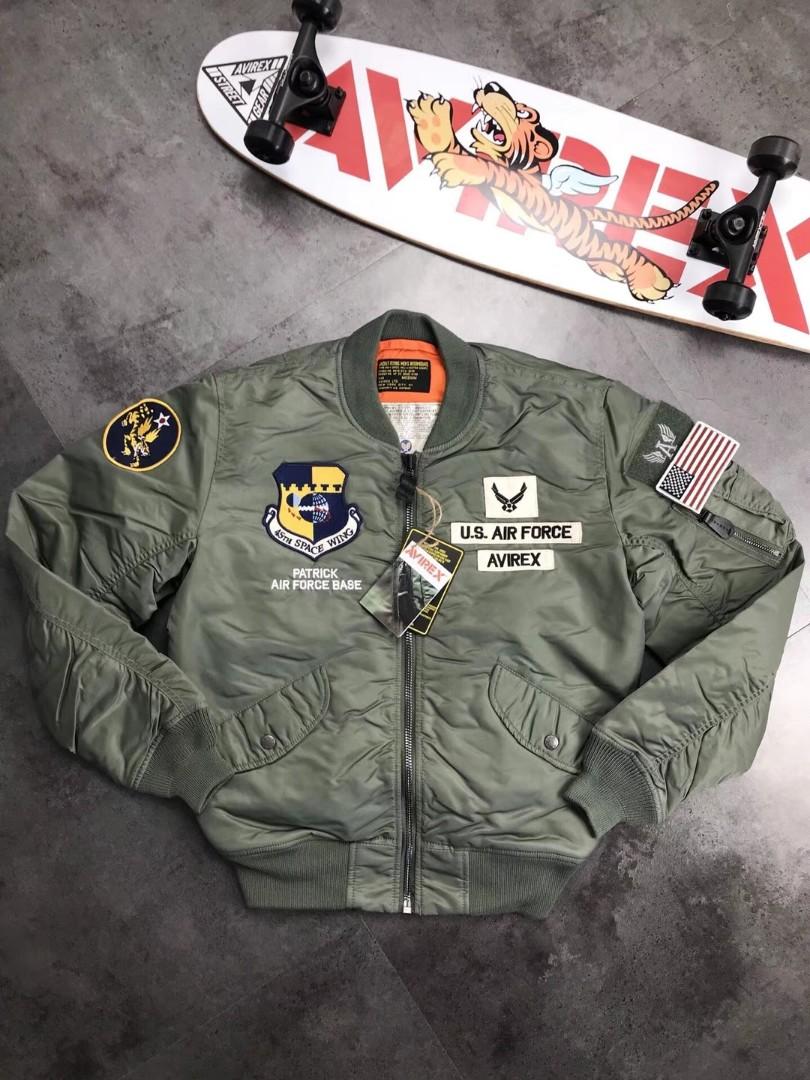 Avirex Ma-1 space command jacket 外套, 男裝, 外套及戶外衣服- Carousell