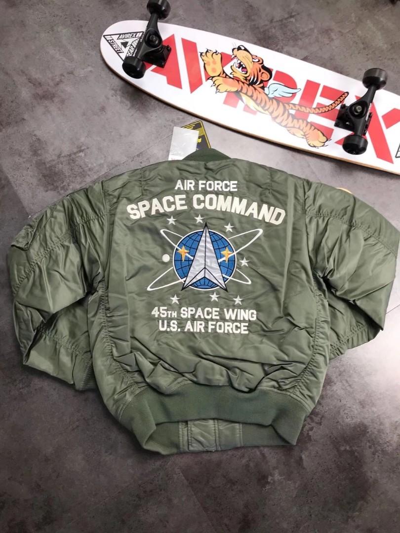 Avirex Ma-1 space command jacket 外套, 男裝, 外套及戶外衣服- Carousell