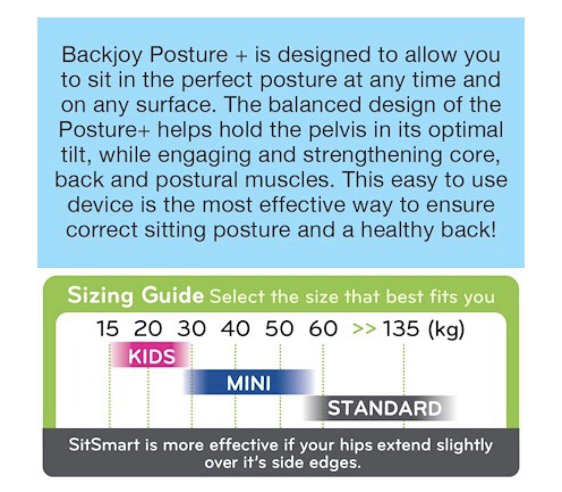 BackJoy Size Guide - This guide is - BackJoy Singapore