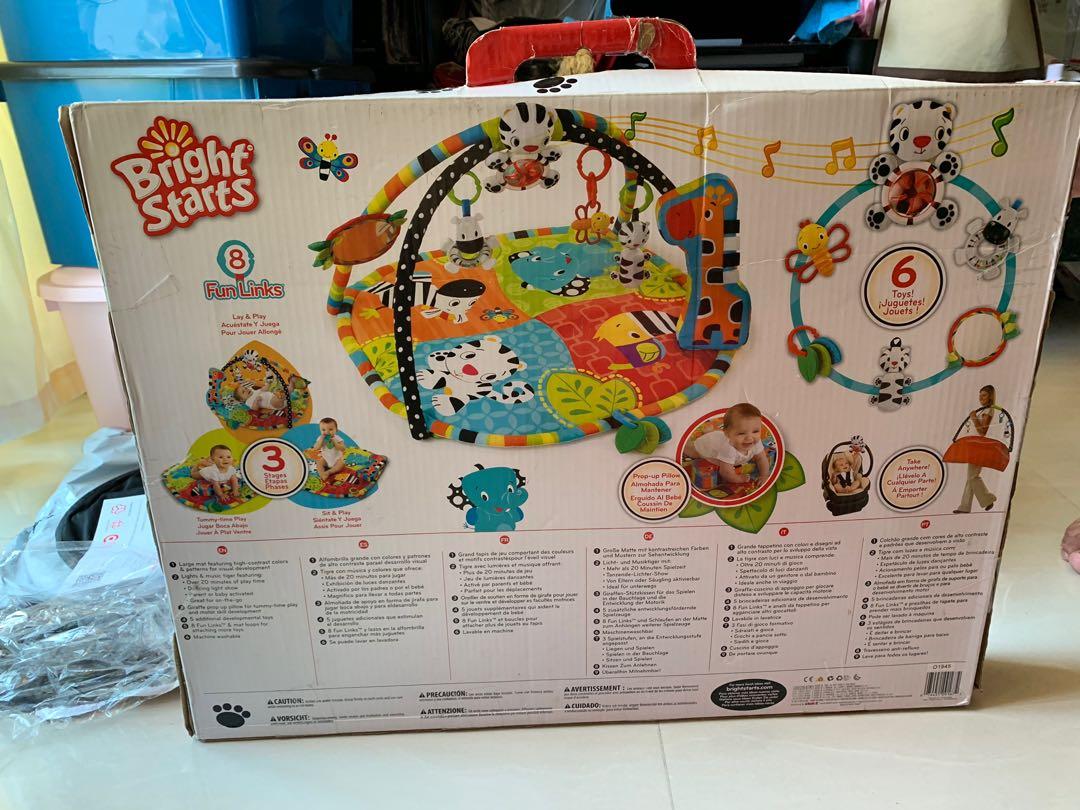 Bright starts spots and stripes safari gym clearance