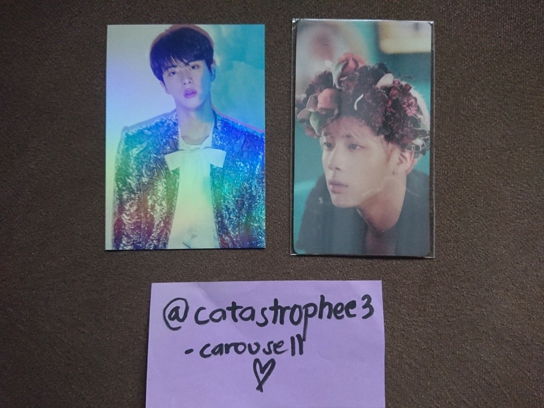 [SALE] BTS Jin Jungkook WINGS CONCEPT BOOK LENTICULAR and WINGS TOUR