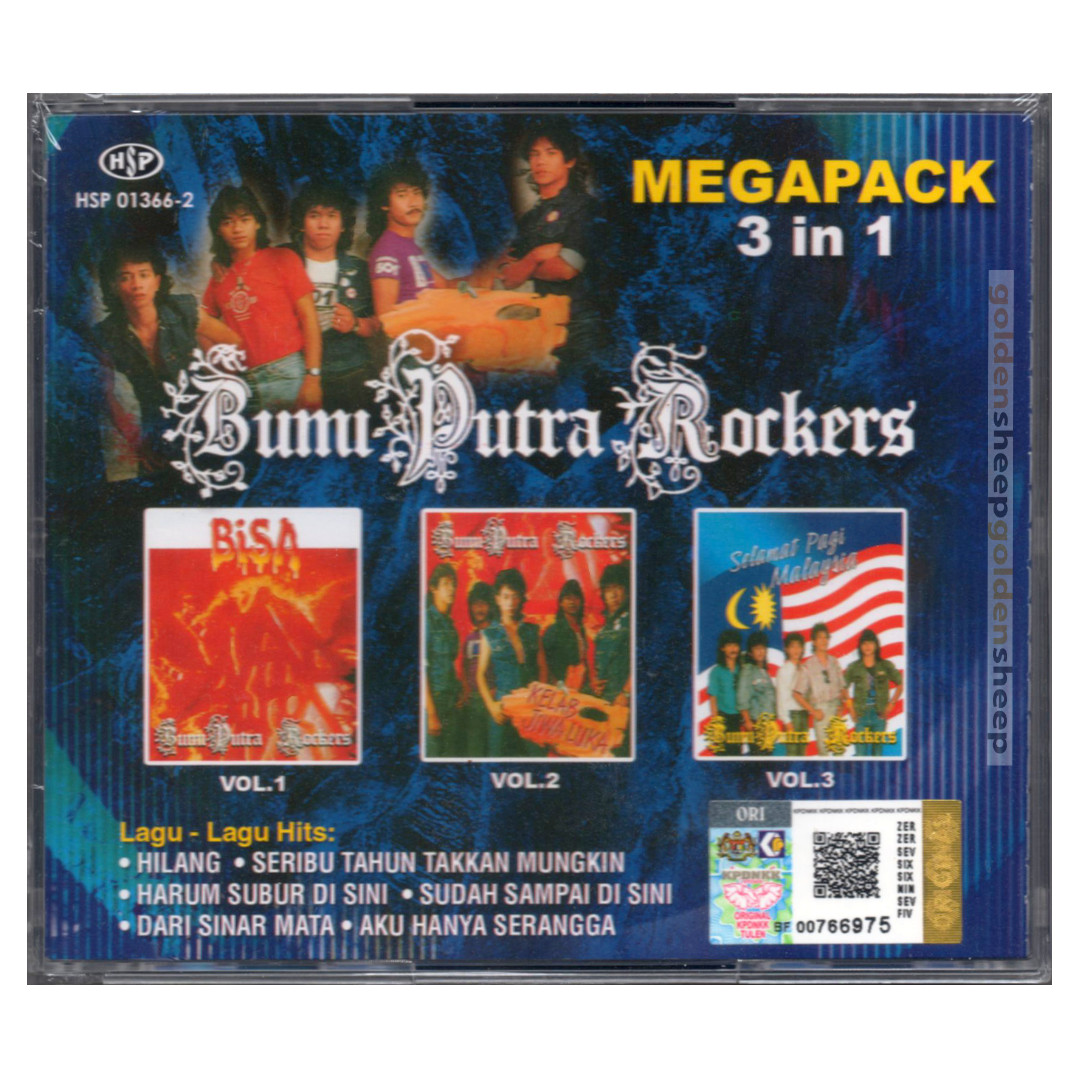Bumi Putra Rockers Bpr Bisa Kelab Jiwa Luka Selamat Pagi Malaysia Megapack 3 In 1 3cd Albums Boxset Music Media Cd S Dvd S Other Media On Carousell
