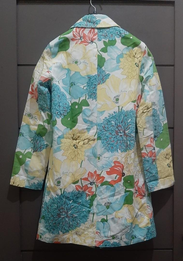 Burberry London Floral Coat Women s Fashion Coats Jackets and