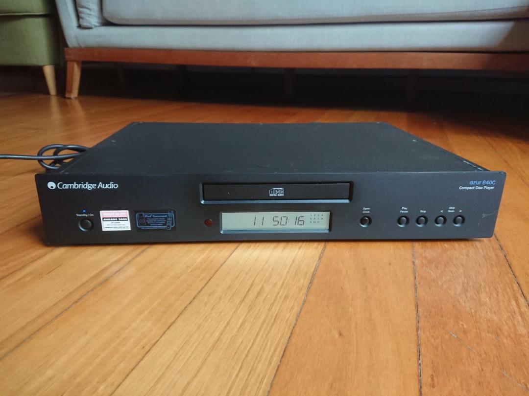 Cambridge Audio Azur 640C CD Player V2.0 Black, Audio, Portable Music