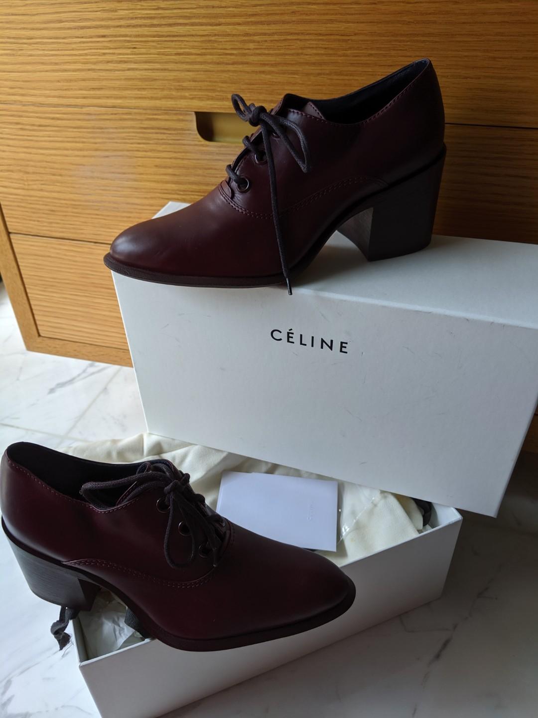 Celine Aubergine shoe
