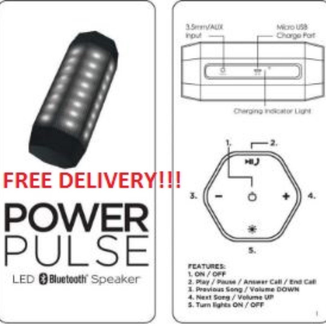 power pulse bluetooth speaker
