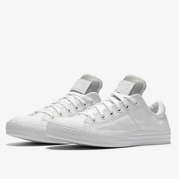 Converse madison white leather best sale