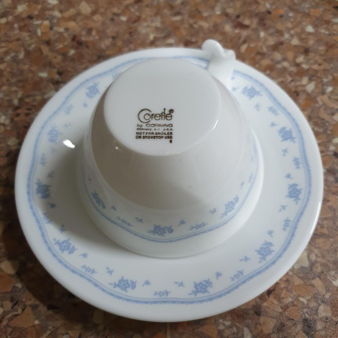 Corelle Morning Blue Cup Saucer
