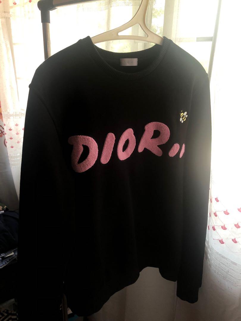 Dior x kaws sweater pullover, Men's Fashion, Tops & Sets, Hoodies on ...