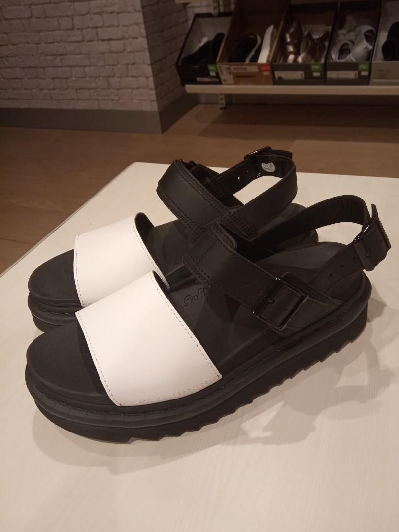 dr martens voss sandal white
