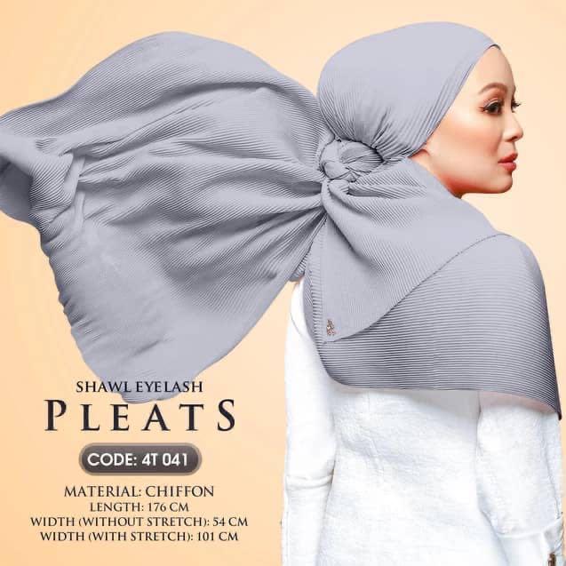 tutorial pleated shawl duck