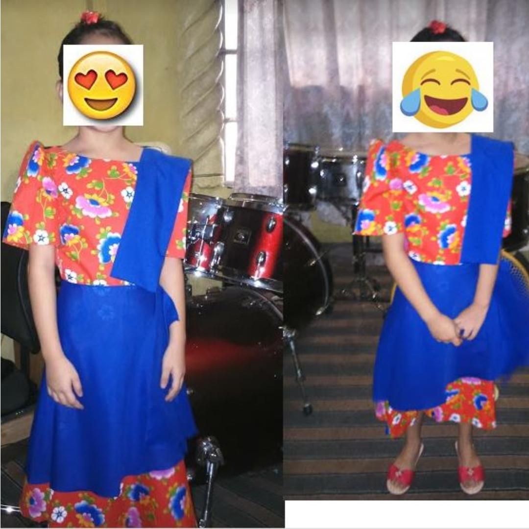 Filipiniana costume for linggo ng wika hot sale