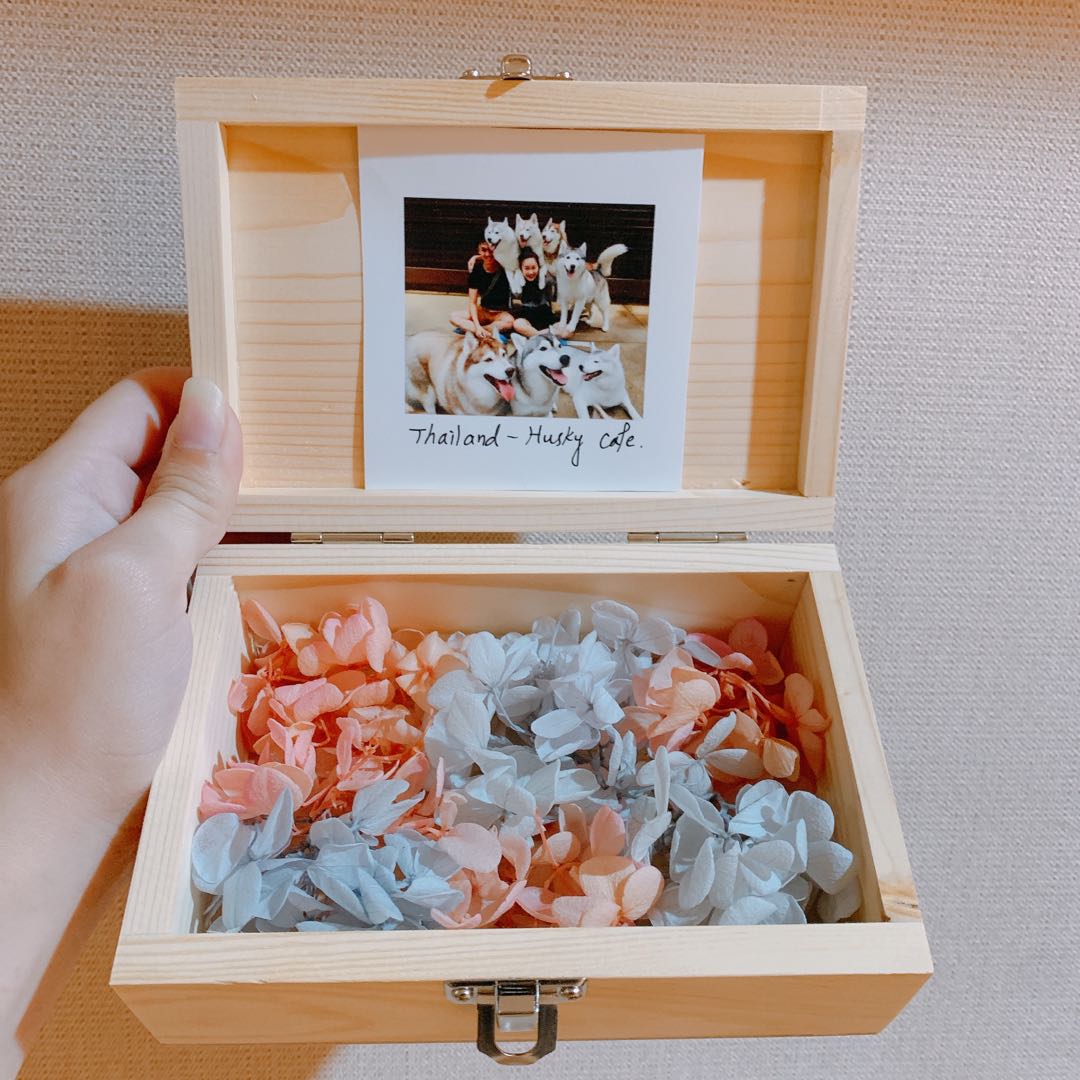 Flower memory box, Design & Craft, Handmade Craft on Carousell