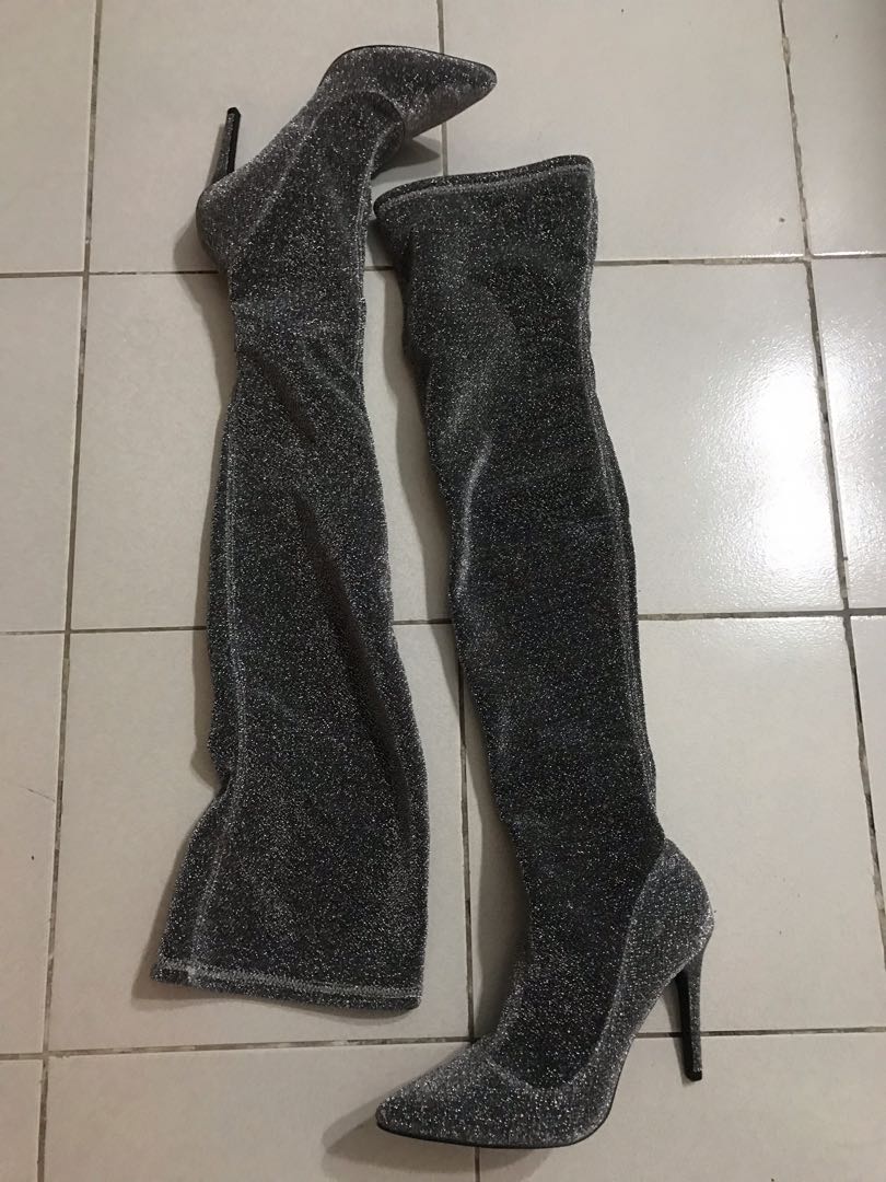 forever 21 thigh high boots