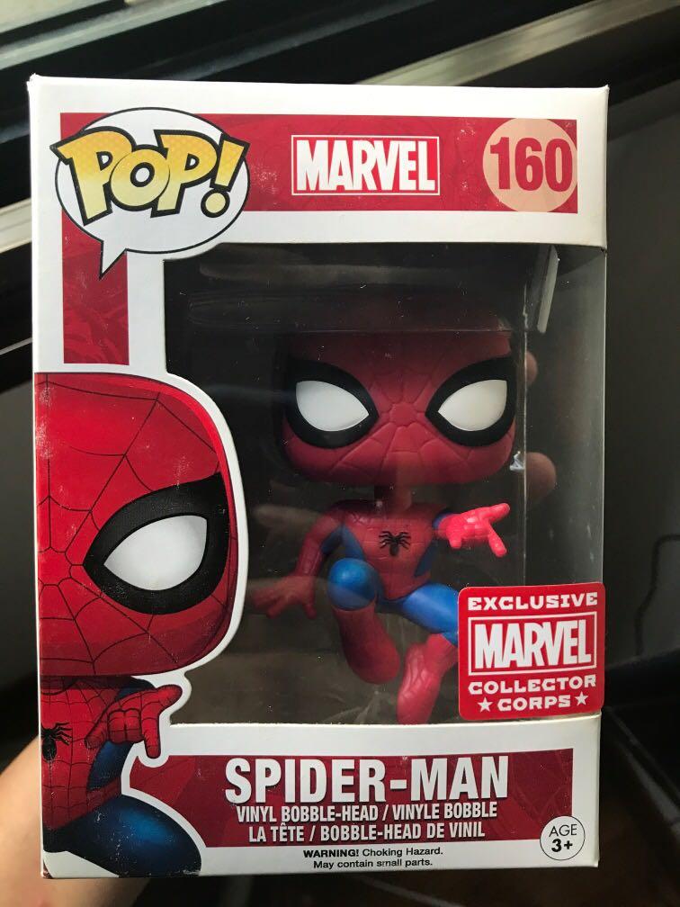 Funko Pop Marvel Collector Corps Spider-Man Exclusive Action Pose Figure