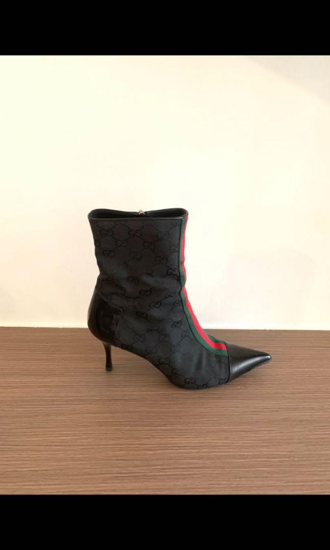 Gucci boot deals heels
