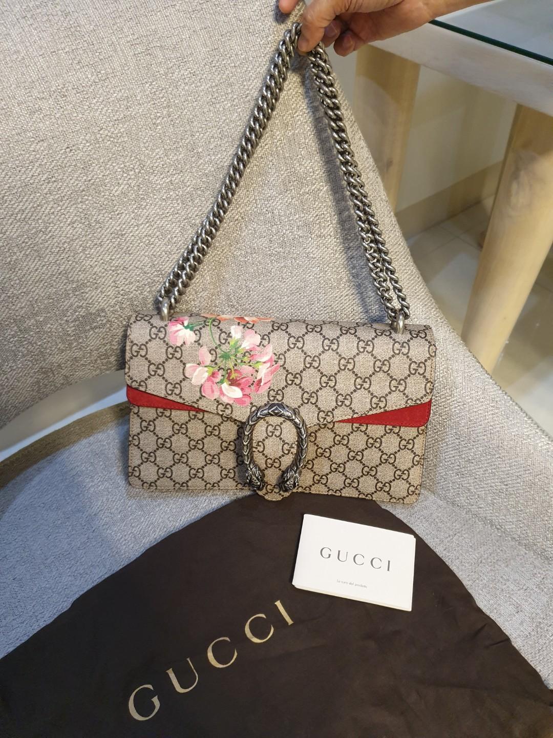 Gucci Dionysus Small GG Blooms Shoulder Bag