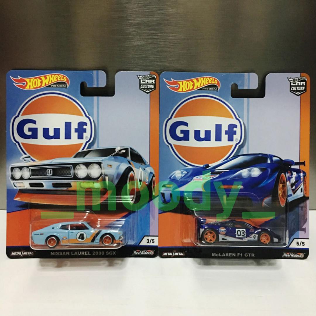 Hot Wheels Premium Car Culture Gulf Nissan Laurel 2000 Sgx Mclaren F1 Gtr Toys Games Bricks Figurines On Carousell