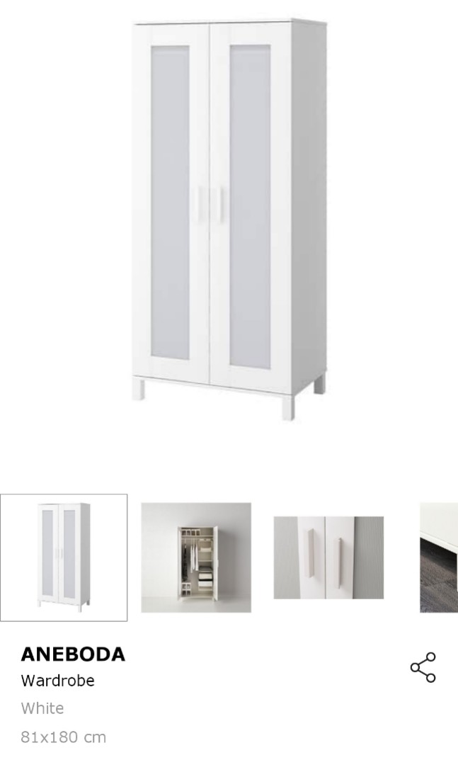 Ikea Aneboda Wardrobe Home Furniture Furniture On Carousell
