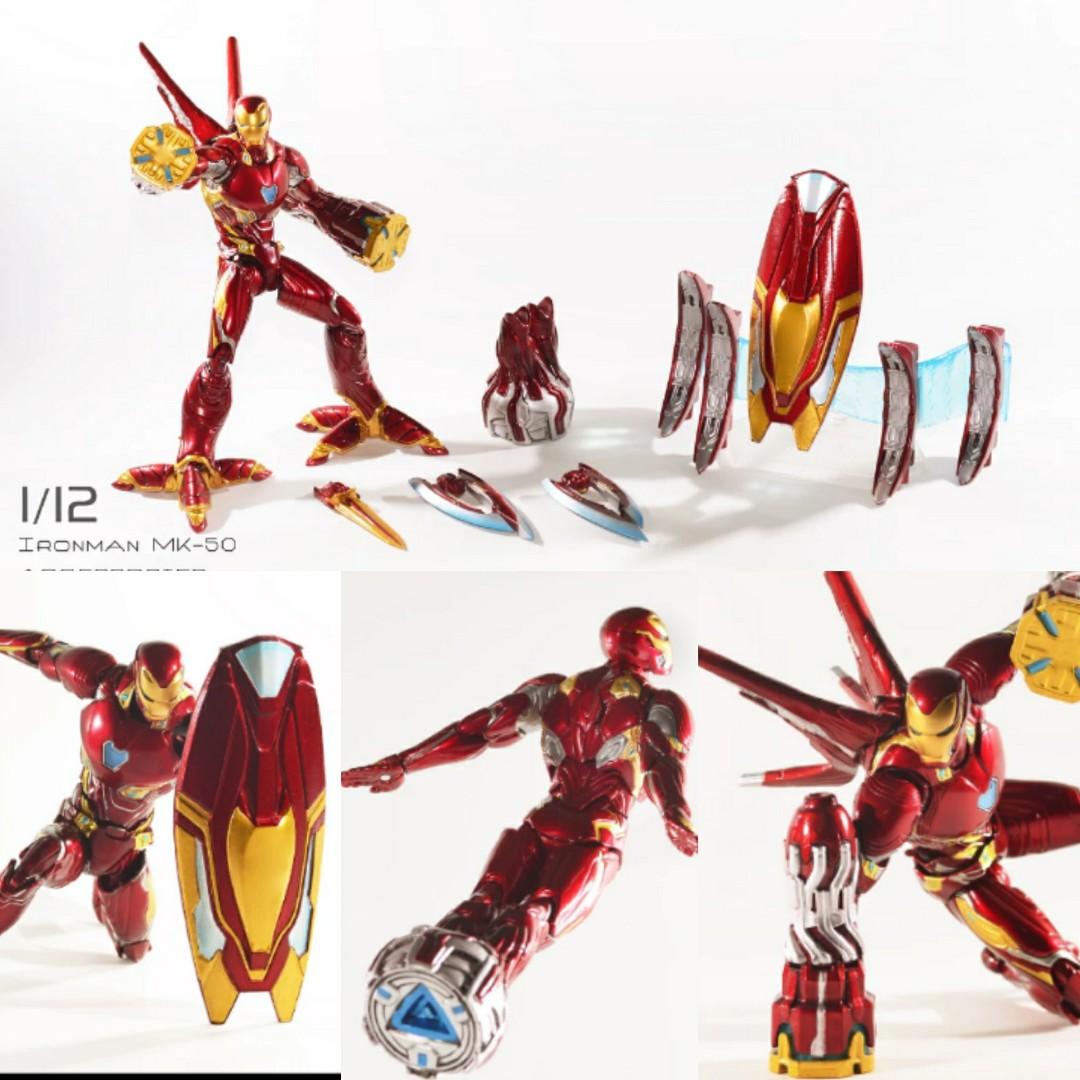 *in stock* Nota Studios Custom Iron Man Mark 50 Nano Tech Armour