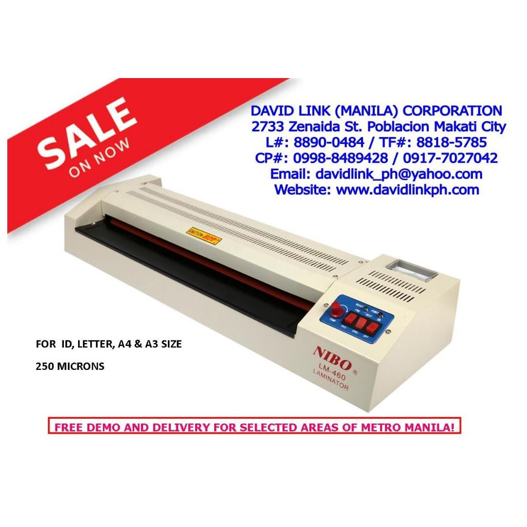 Laminating machine or Nibo laminator LM460 heavy duty, Computers & Tech