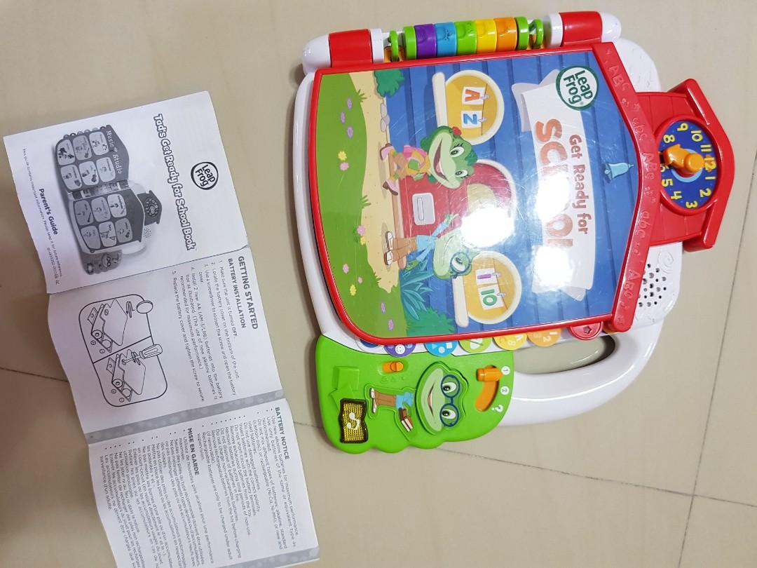 leapfrog get ready for school electronic book