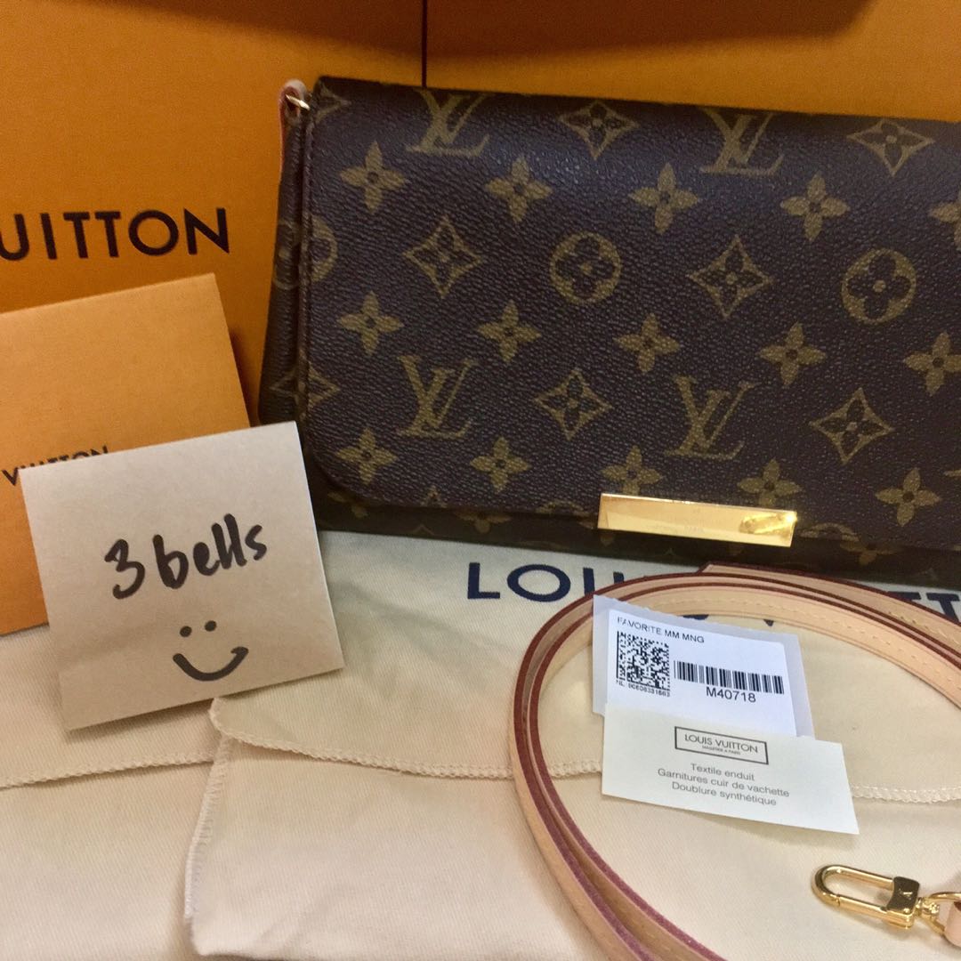 Louis Vuitton Favourite MM Bag M40718, Women's Fashion, Bags & Wallets,  Purses & Pouches on Carousell
