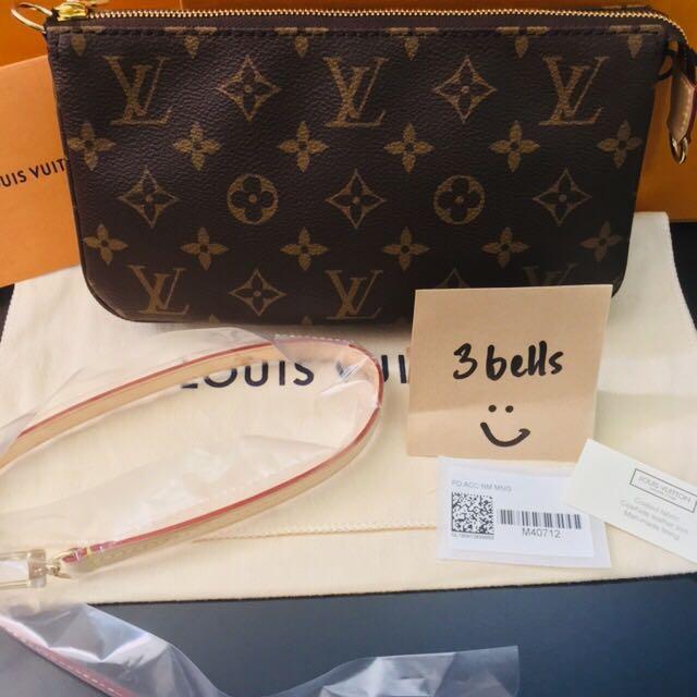 Louis Vuitton M40712 MONOGRAM POCHETTE ACCESSOIRES Shoulder Clutch Bag BNIB