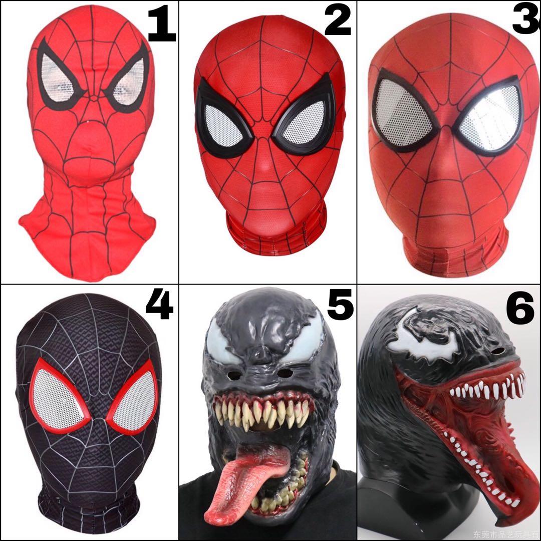 Marvel Avengers Spiderman Halloween Party Mask Costume Toys Games Toys On Carousell