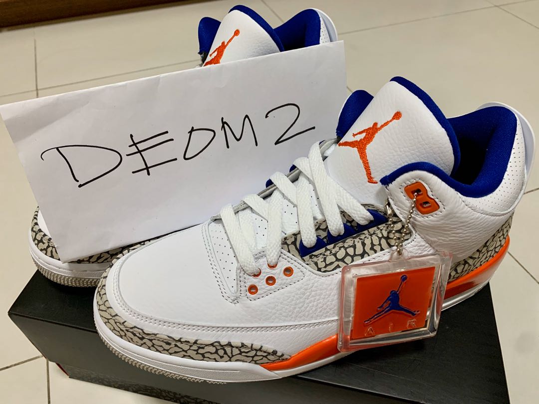 Nike air jordan 3 knicks hotsell