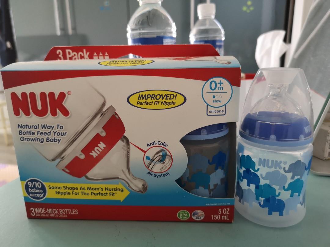 nuk 3 wide neck bottles