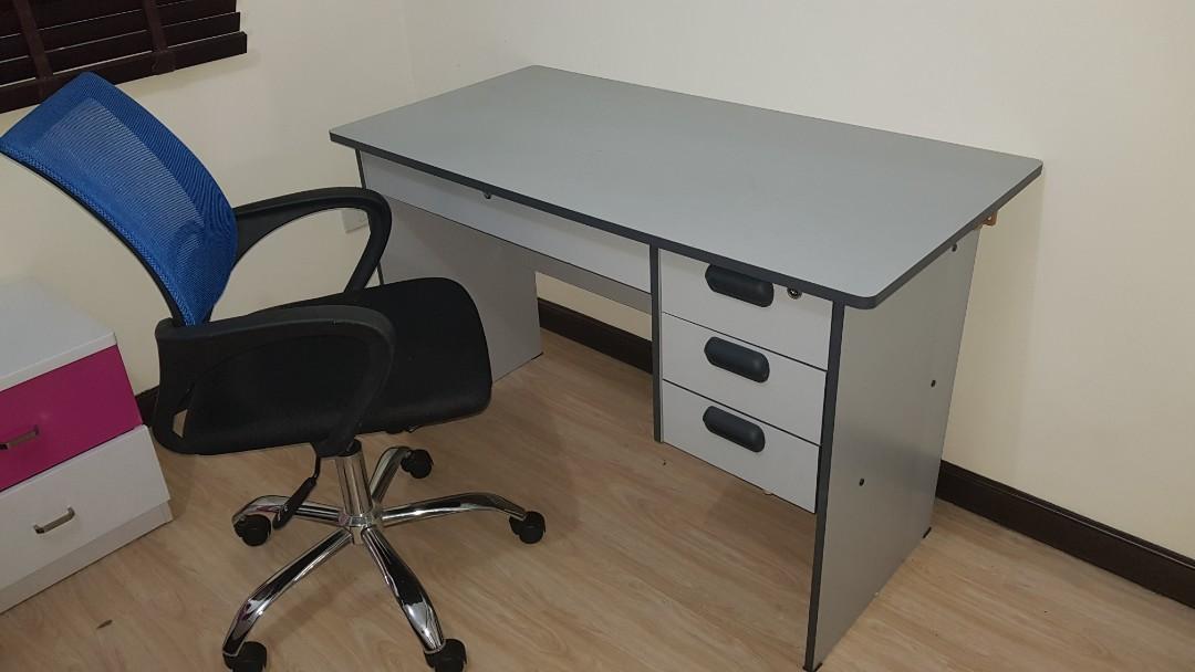 Office table and chair set for sale, Furniture & Home Living, Furniture