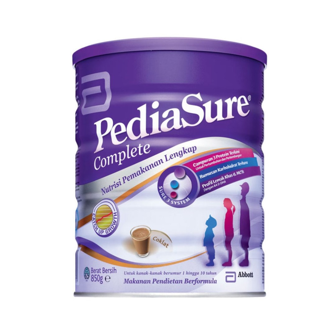 PEDIASURE COMPLETE [CHOCOLATE] COMPLETE NUTRITION MILK POWDER - 850g ...