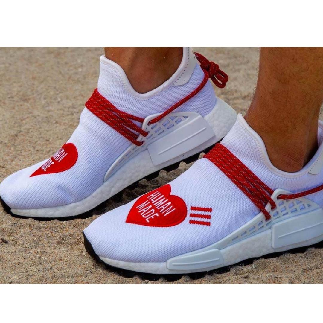 Pharrell williams hu nmd human made shoes best sale