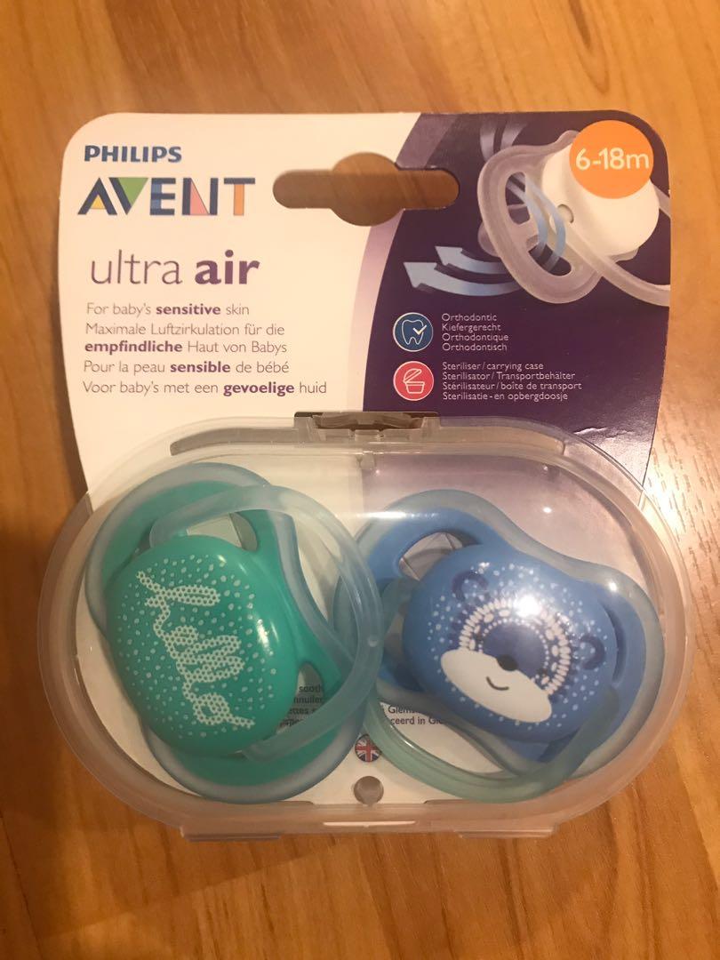 Philips Avent Pacifier UltraAir 618m (Boy), Babies & Kids, Nursing