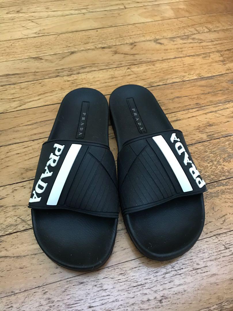 Mens prada sliders top