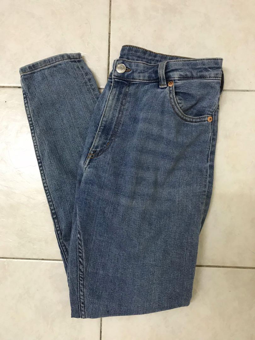 MONKI Mocki Slim Mid Waist Jeans 
