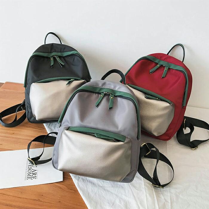 Ransel Duo Warna Kain Oxford Olshop Fashion Olshop Wanita On
