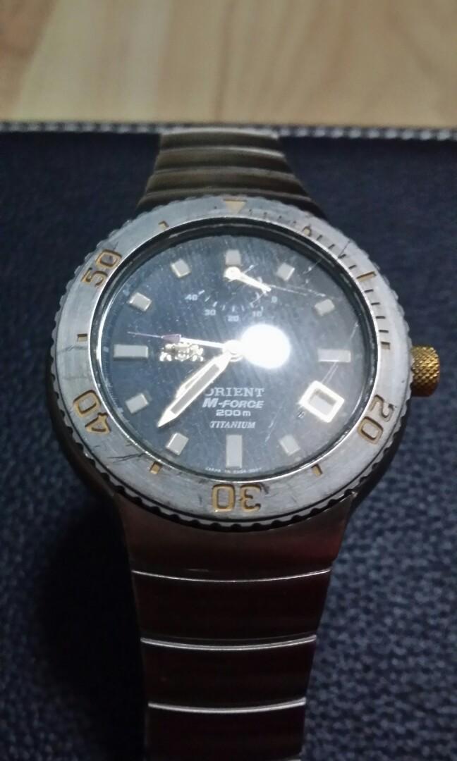 Rare Orient M Force Automatic M Diver Power Reserve Titan Special Price This Weekend 100 Men S Fashion Watches On Carousell
