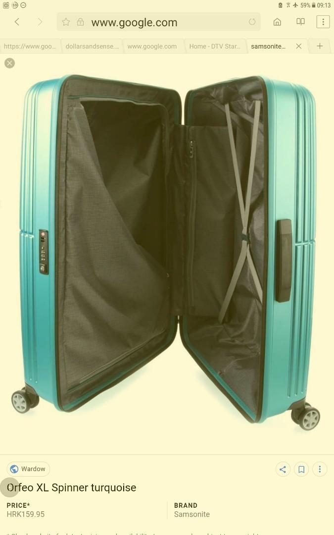 Samsonite wardow hot sale